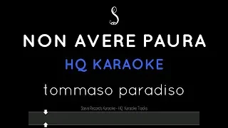 Non Avere Paura Karaoke - Tommaso Paradiso HQ