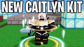 The New SEASON 7 "Caitlyn" Kit Is OP! (Roblox Bedwars)