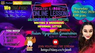 Writing A Wondrous Informal Letter| English Language | Paper 2 SJK(T)| Section B(ii): Guided Writing