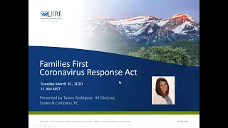 Families First Coronavirus Response Act (FFCRA) and Your Business