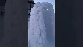 Санкт-Петербург ,снегопад 2022 наш двор