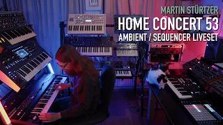 Ambient / Sequencer Liveset with my entire setup (Home Concert 53)