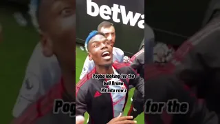 Paul Pogba Making Fun Of Bruno Fernandes