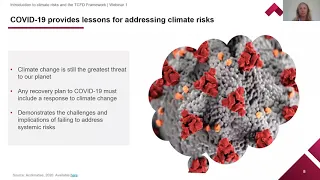 Introduction to climate risks and the TCFD Framework