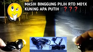 RTD M01X KUNING VS RTD M01X PUTIH AC DC LED H4 MOBIL MOTOR‼️led h4 motor dan mobil