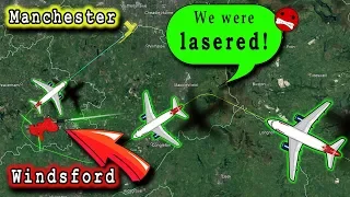 [REAL ATC] British Airways A320 is HIT BY A LASER approaching Manchester!