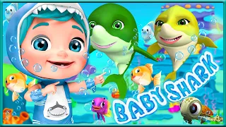 Baby Shark (Birthday Party Version) | Baby Shark Dance + Nursery Rhymes - Super Luca School Theather