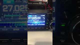 Monitoring CB frequencies on the Icom 7300