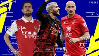 DOWNLOAD eFOOTBALL PES 2023 PPSSPP BEST GRAPHICS NEW KITS & LATEST TRANSFER TERBARU