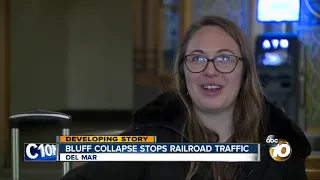 Travel nightmare for train passengers after Del Mar bluff collapse
