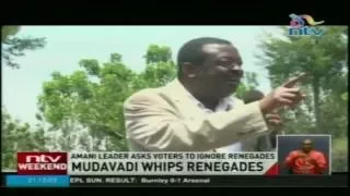 Amani leader Mudavadi asks voters to ignore renegades