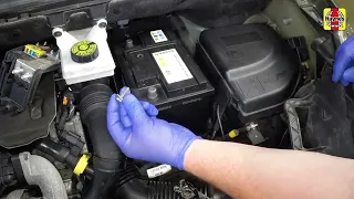 How to replace the battery on a Diesel Citroen Berlingo 2008 to 2016