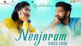 Nenjoram Video Song | Hey Valentine | Nasif | Ronna | Basil | Gokul | Three Idiots Media