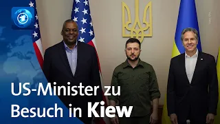 Austin und Blinken in Kiew: Weitere US-Militärhilfe für die Ukraine