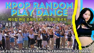 [4K PUBLIC] ☆ FRANKFURT KPOP RANDOM DANCE ☆ 독일 사람들은 케이팝 랜플 쩔었다! | K-Fusion Ent.