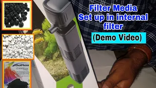 How to keep filter media in internal filter