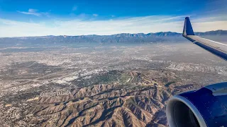 HAZY MORNING LANDING IN LOS ANGELES ON A DELTA CONNECTION E175 - 4K