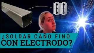 🤔❓❓COMO SOLDAR CAÑO FINO CON ELECTRODO ❓❓Para principiantes y nivel intermedio.👆👆👆