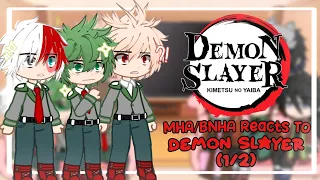 MHA/BNHA and Demon Slayer/KNY Reacts To EachOther (1/2)//Reacts To Demon Slayer