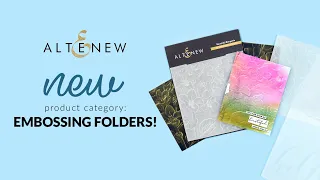 How to Add Amazing Texture to Your Handmade Cards using Altenew Embossing Folders!