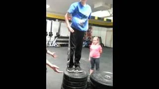 Tanner 30" box jump! 10yrs old XS CrossFit Kids