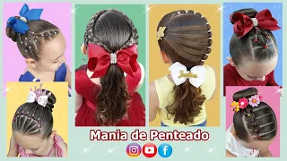 Penteados Fáceis e Elegantes para Festas de Fim de Ano 😍| Bun or Ponytail Hairstyles for Girls 🥰
