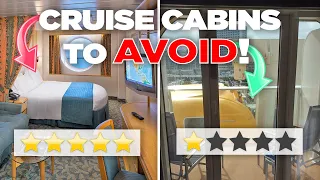 The worst cruise ship cabins to avoid booking!