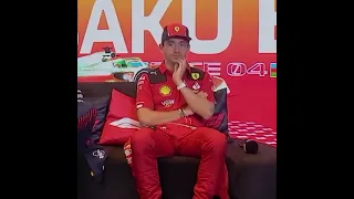 Leclerc Bored By All The Red Bull Questions