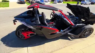 Finally we installed the Bullet Speed v back top on my 2018 Polaris Slingshot.. Done!!