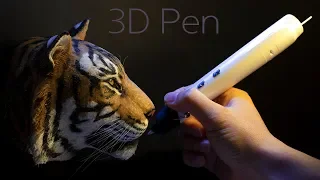 [3D pen] Making a tiger.