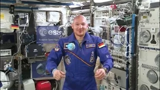 Alexander Gerst schickt Videobotschaft für UNICEF von der ISS