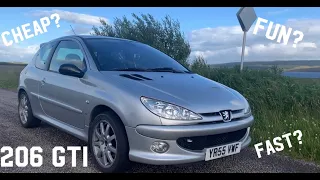 A REAL DRIVERS CAR! - The Peugeot 206 GTI *DRIVE VIDEO*