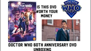 Doctor who 60th anniversary dvd unboxing