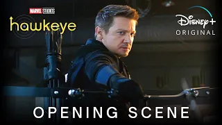 Marvel Studios' HAWKEYE (2021) Episode 1 - OPENING SCENE | Disney+