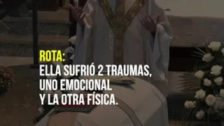 Sacerdote se despespide de su difunta madre.