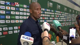 CAN 2023 - Réaction de la Légende Didier DROGBA lors du match Côte d'Ivoire Vs Nigéria, 2ème journée