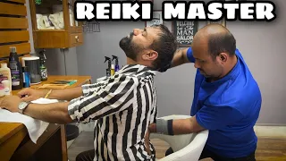 REIKI MASTER EXTREMELY RELAXING HEAD MASSAGE N BODY MASSAGE ! NECK CRACK ADJUSTENT #ASMR