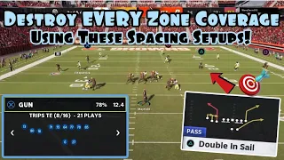 Trips TE Mini Scheme Part 1: Destroy EVERY Zone Coverage Using These Spacing Setups In Madden 22!