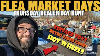 Flea market in NewJersey | Video games | Vintage toys | Hot wheels