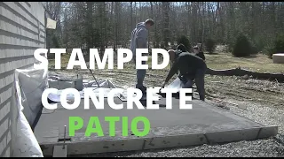 How To Form, Pour, And Stamp A Concrete Patio (For Beginners?!)