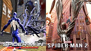 Spider Man Web Of Shadows Vs Spider Man 2 | Comparison
