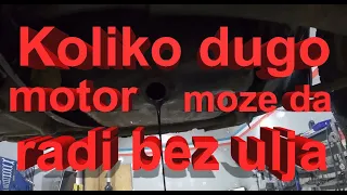 Testirali smo koliko dugo moze motor od Juga 45 da radi bez ulja