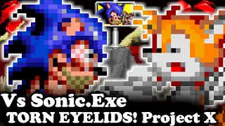 FNF | TORN EYELIDS! Project X - Vs Sonic.Exe | Mods/Hard/Gameplay |