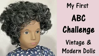 ABC Dolls Challenge - Vintage & Modern Dolls including Barbie, Ideal Revlon,  Peteena, Hitty + more