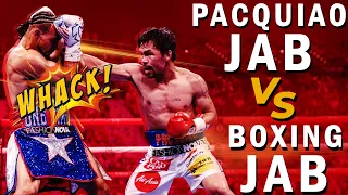 Manny Pacquiao JAB Technique  vs  Boxing  JAB Technique🥊