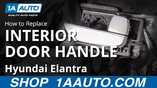 How to Replace Interior Door Handle 07-10 Hyundai Elantra