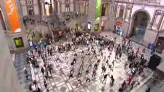 Historic flashmob in Antwerp train station, do re mi.flv