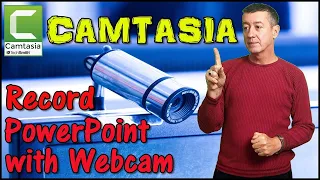 Add a Webcam to your PowerPoint presentation: Camtasia 2019 tutorial #screencast #screencapture