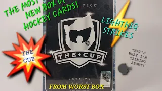 💰 ONE BOX MAKES ALL THE DIFFERENCE! 2021-22 UPPER DECK THE CUP HOCKEY TIN BREAK with a MASSIVE HIT!!