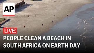 Earth Day LIVE: Watch people clean up Muizenberg beach in South Africa